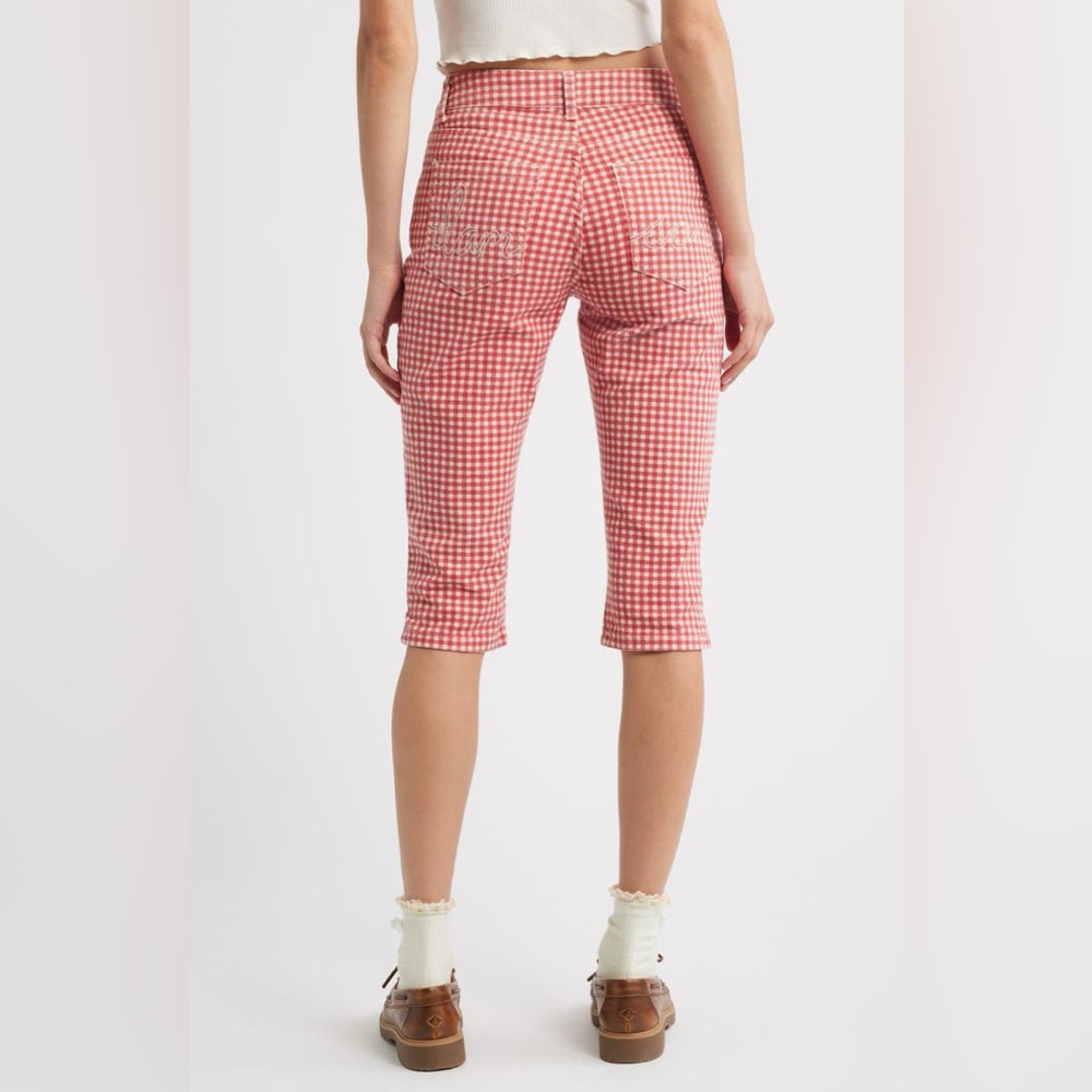 NWT Damson Madder Gingham Capri Jeans UK 6 / US 2 - Picture 3 of 15
